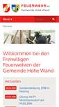 Mobile Screenshot of feuerwehren-hohewand.at